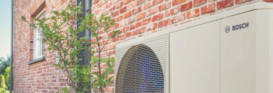 Air source heat pump installation